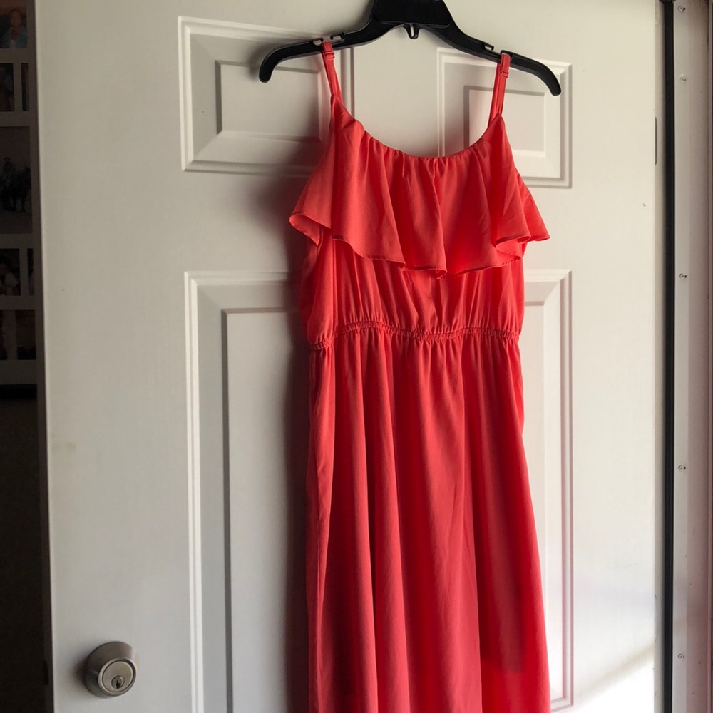Charlotte Russe Long 1/2 Lined Summer Dress